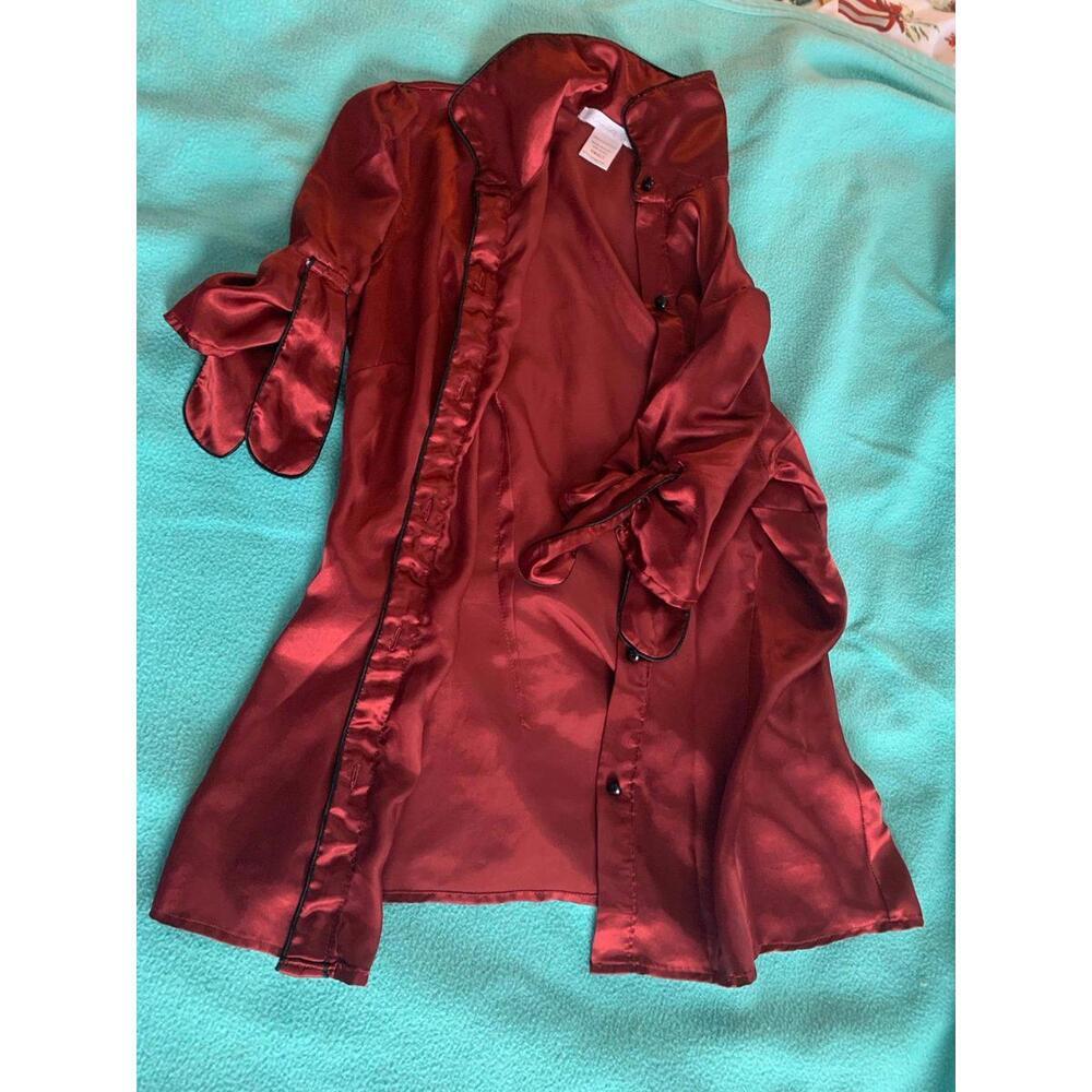 Charlotte Russe Small Polyester Burgundy Pajama Top​
